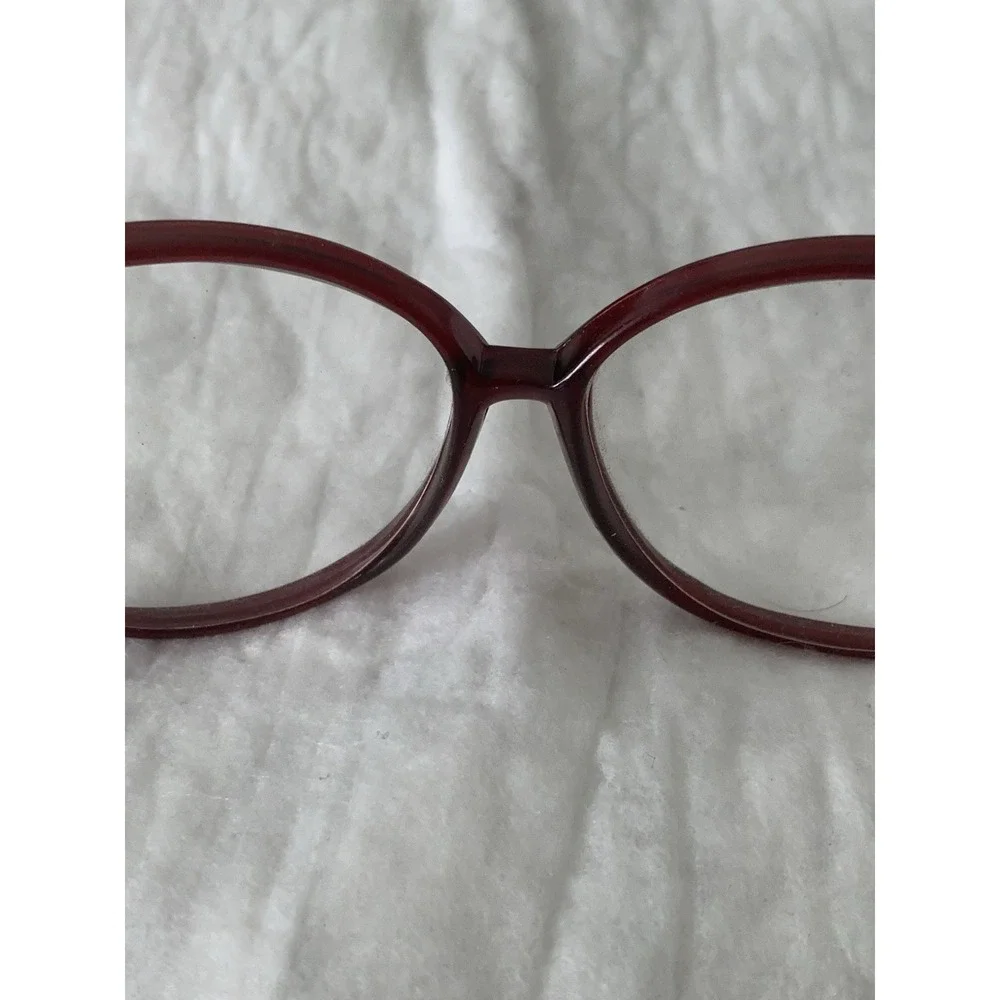 Penn Optics USA 32 925R Women's Plastic Oversize Glasses Reddish Frames Only